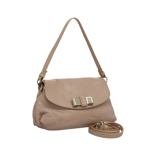 Chloe Lily Leather, Pink, Leather, Handbag