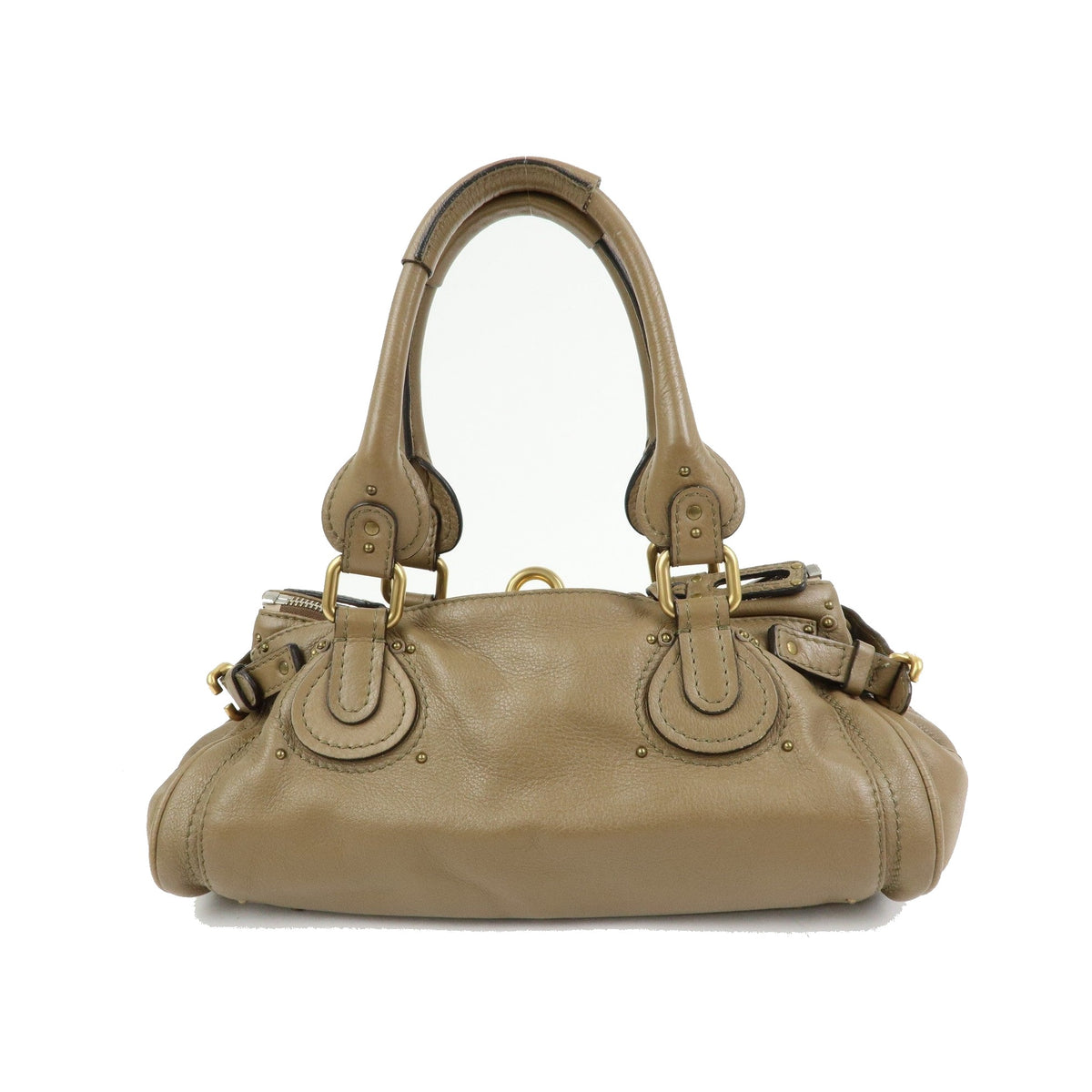 Chloe Paddington Leather, Brown, Leather, Tote Bag