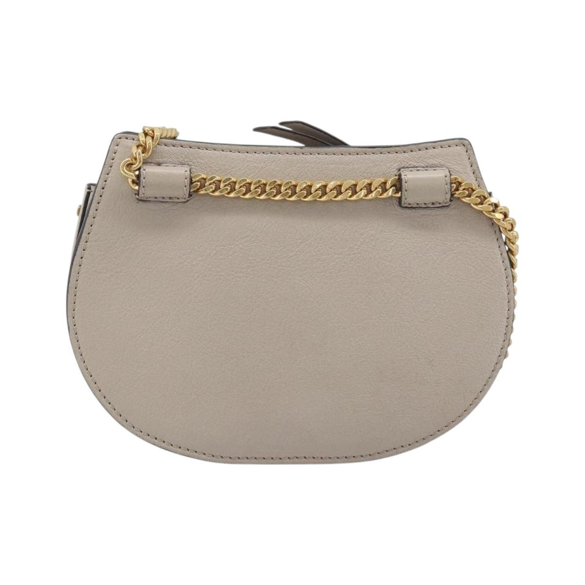 Chloe Pixie Belt Leather and Suede, Beige, Leather, Handbag