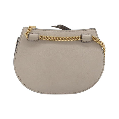 Chloe Pixie Belt Leather and Suede, Beige, Leather, Handbag