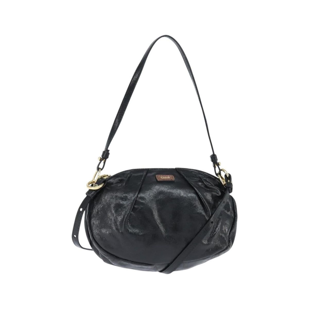 Chloe shoulder bag Leather, Black, Leather, Shoulder Bag