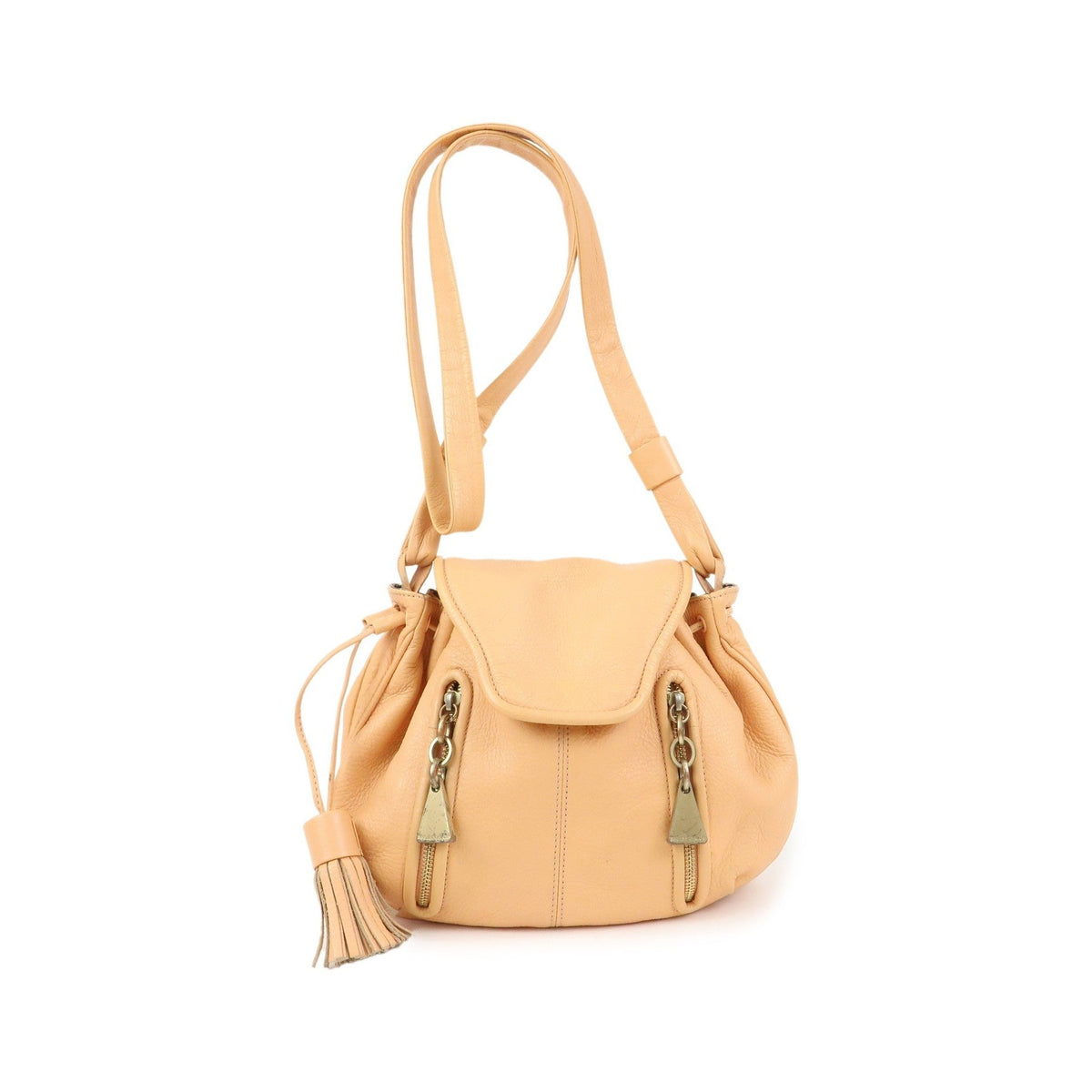 Chloe shoulder bag Leather, Orange, Leather, Shoulder Bag