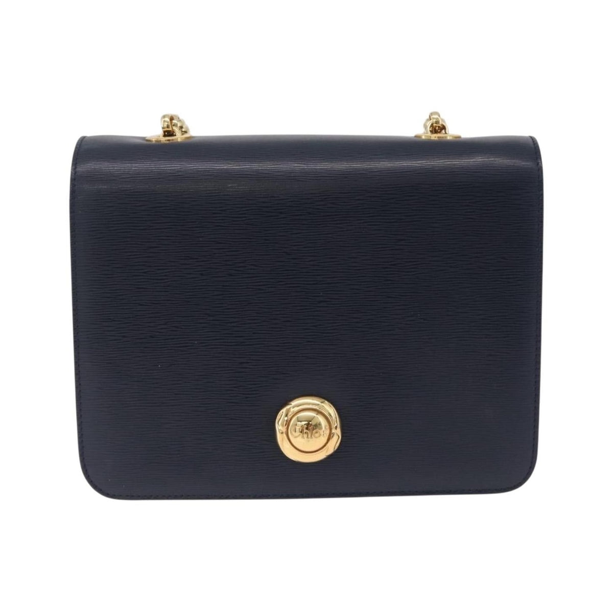 Chloe shoulder bag Leather, Navy, Leather, Shoulder Bag