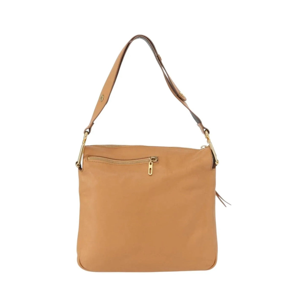 Chloe Vanessa Leather, Brown, Leather, Shoulder Bag