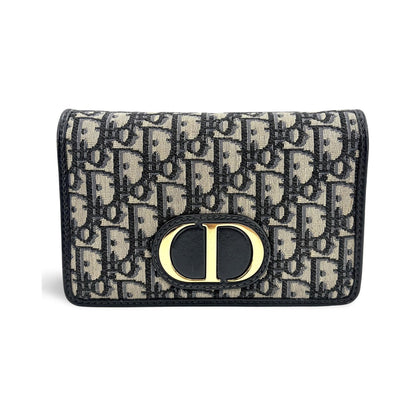 Christian Dior 30 Montaigne 2-in-1 Oblique Canvas, Beige, Canvas, Clutch