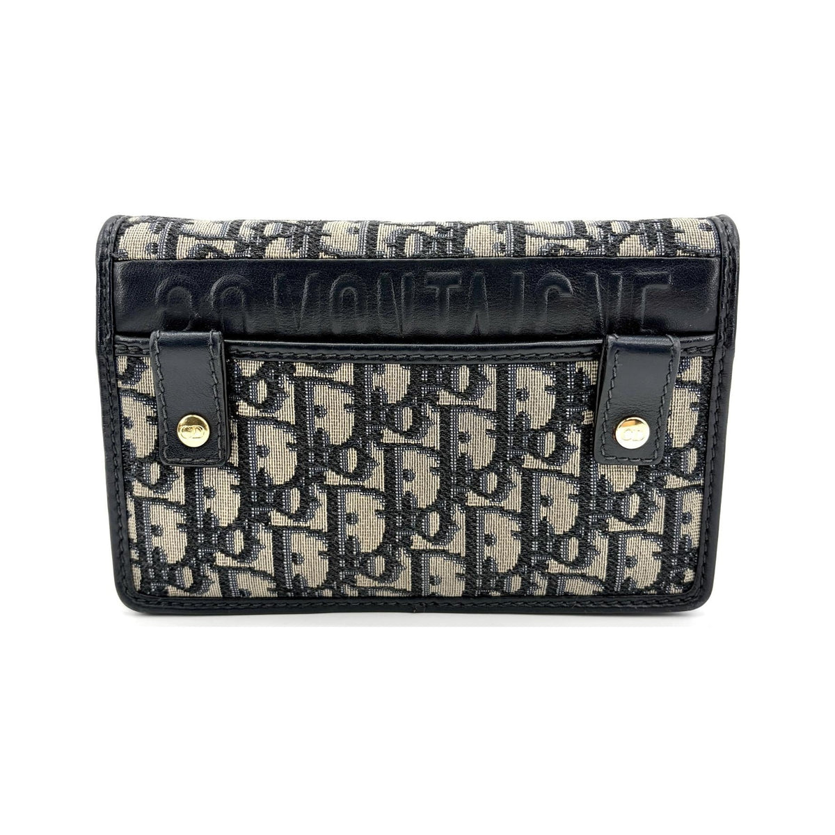 Christian Dior 30 Montaigne 2-in-1 Oblique Canvas, Beige, Canvas, Clutch