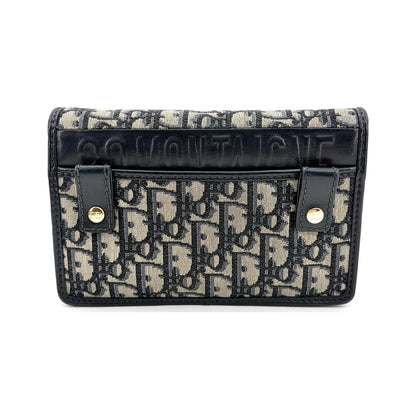 Christian Dior 30 Montaigne 2-in-1 Oblique Canvas, Beige, Canvas, Clutch