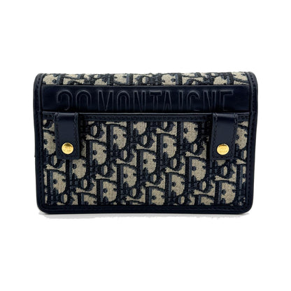 Christian Dior 30 Montaigne 2-in-1 Oblique Canvas, Beige, Canvas, Clutch