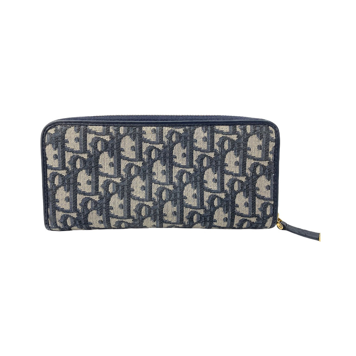 Christian Dior 30 Montaigne Voyageur canvas, Navy, Canvas, Wallet