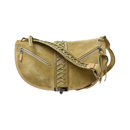 Christian Dior Admit It Suede, Beige, Suede, Shoulder Bag