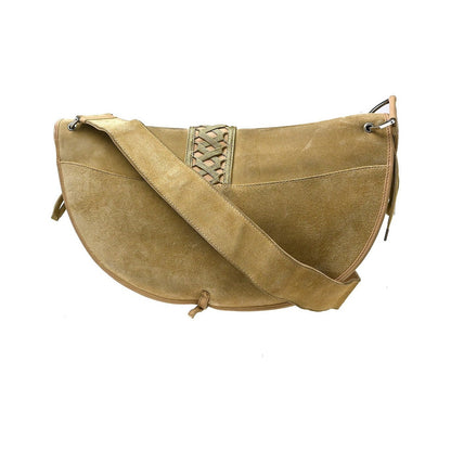 Christian Dior Admit It Suede, Beige, Suede, Shoulder Bag