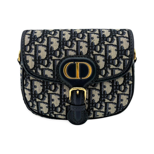 Christian Dior Bobby Flap Oblique Canvas, Beige, Canvas, Handbag