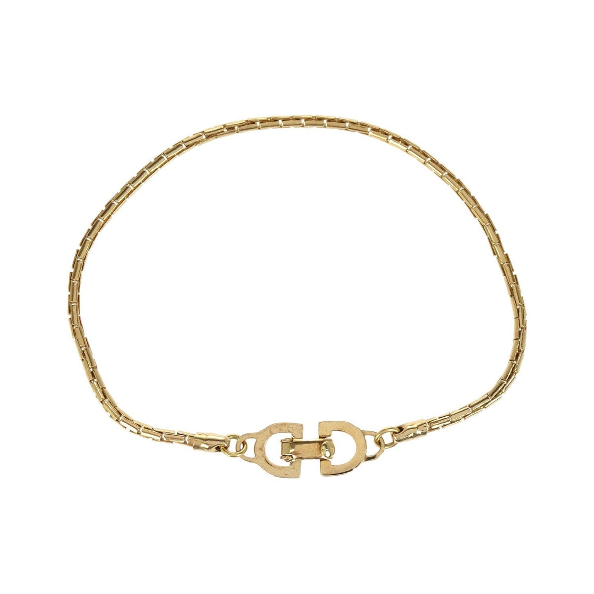 Christian Dior CD Logo Metal, Gold, Gold Plated, Bracelet