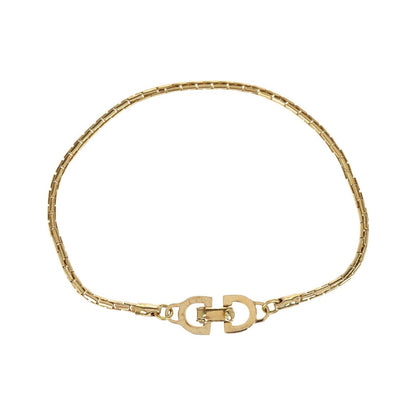 Christian Dior CD Logo Metal, Gold, Gold Plated, Bracelet