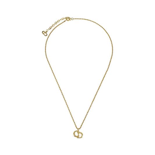 Christian Dior CD Pendant Gold-plated, Gold, Gold Plated, Necklace