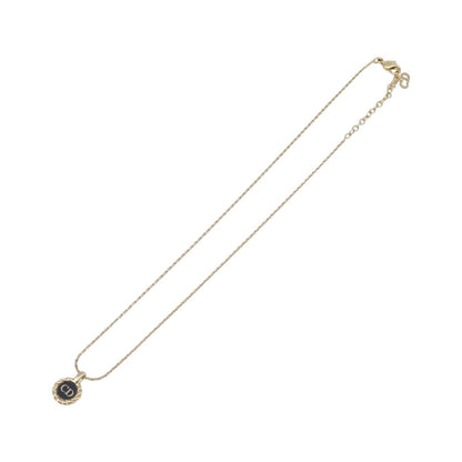 Christian Dior CD Pendant Metal, Gold, Metal, Necklace