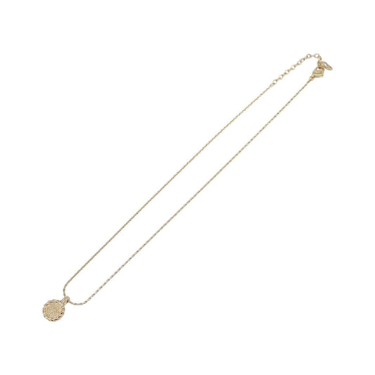 Christian Dior CD Pendant Metal, Gold, Metal, Necklace