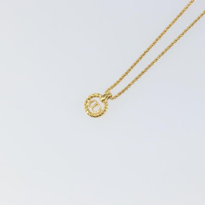Christian Dior CD Round Pendant Necklace - Brandsamsara