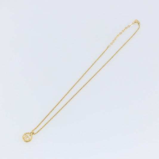 Christian Dior CD Round Pendant Necklace - Brandsamsara