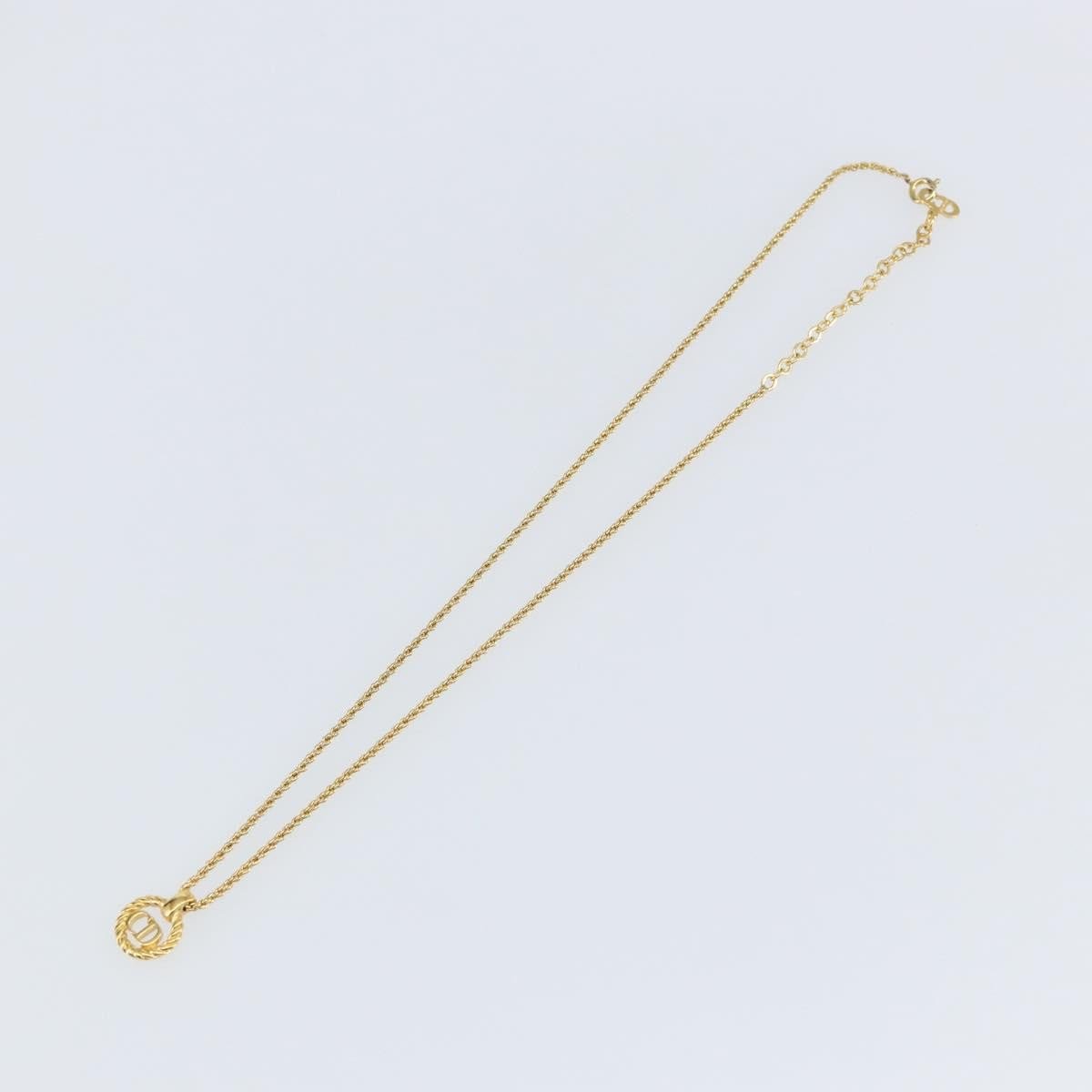 Christian Dior CD Round Pendant Necklace - Brandsamsara