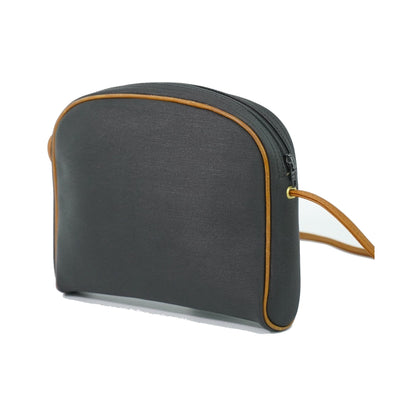 Christian Dior CD Shoulder bag Canvas and Leather, Navy, Canvas, Shoulder Bag