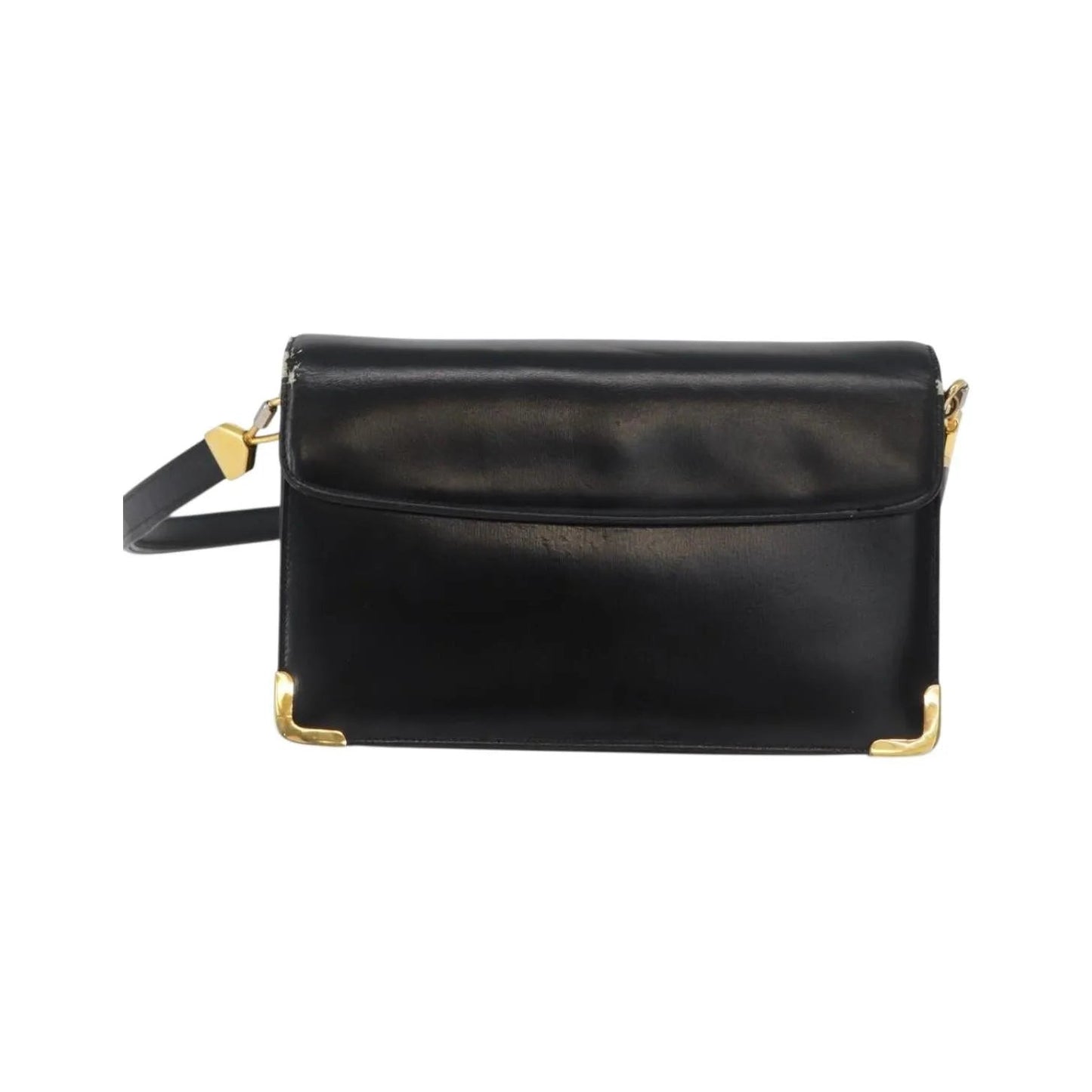 Christian Dior CD Shoulder bag Leather, Black, Calfskin, Shoulder Bag