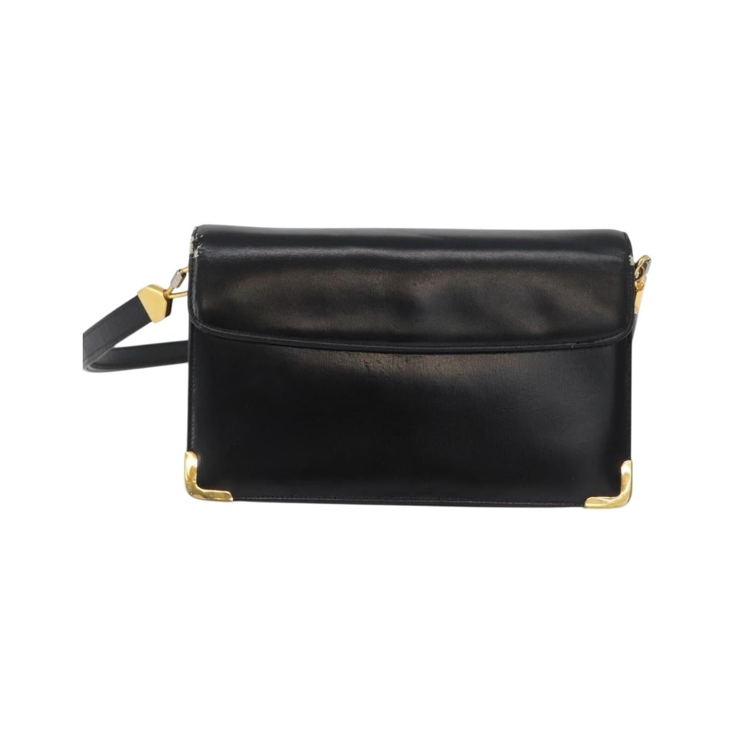 Christian Dior CD Shoulder bag Leather, Black, Calfskin, Shoulder Bag