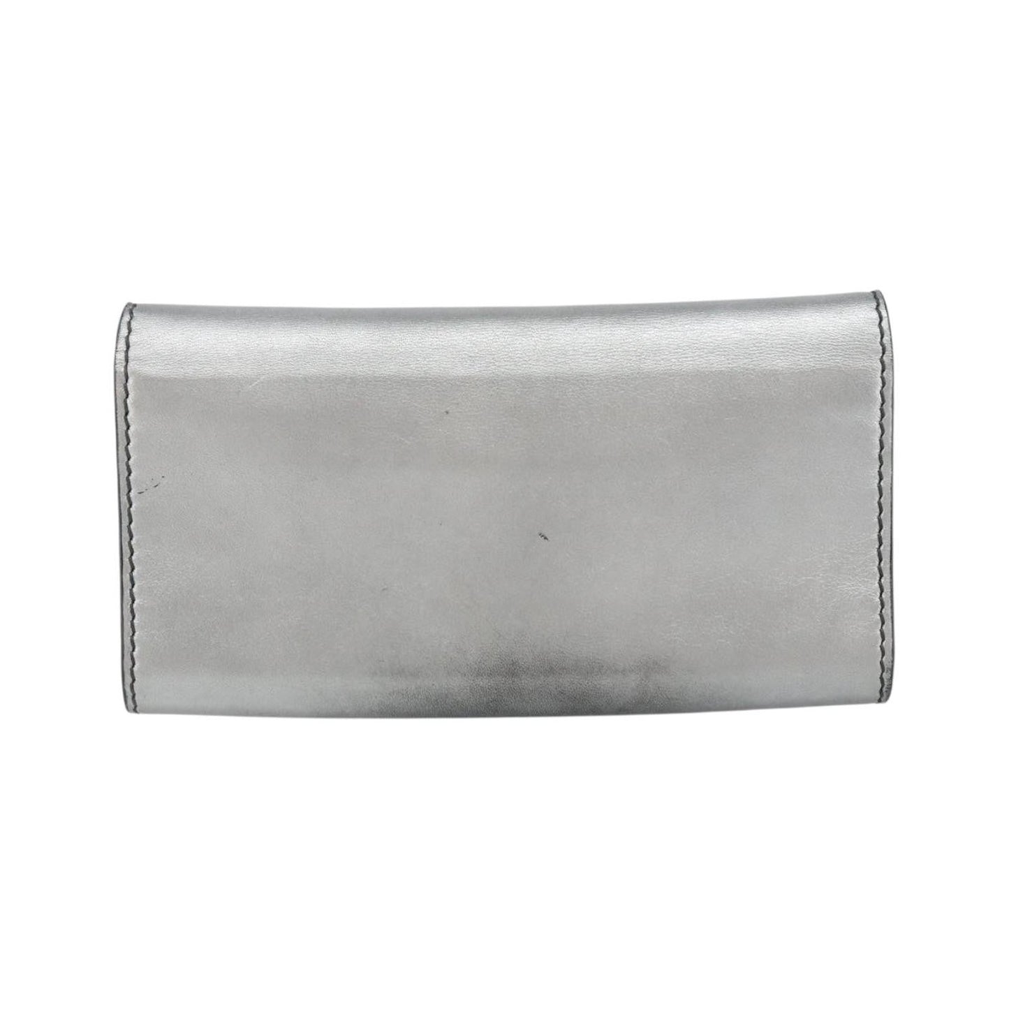 Christian Dior J'Adior Croisiere Chain Leather, Silver, Leather, Clutch