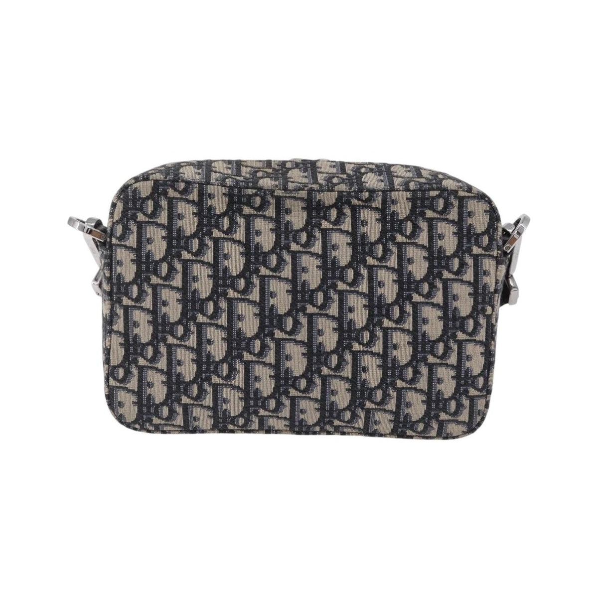 Christian Dior Kenny Scharf Safari Messenger Oblique Canvas with Applique, Navy, Canvas, Handbag