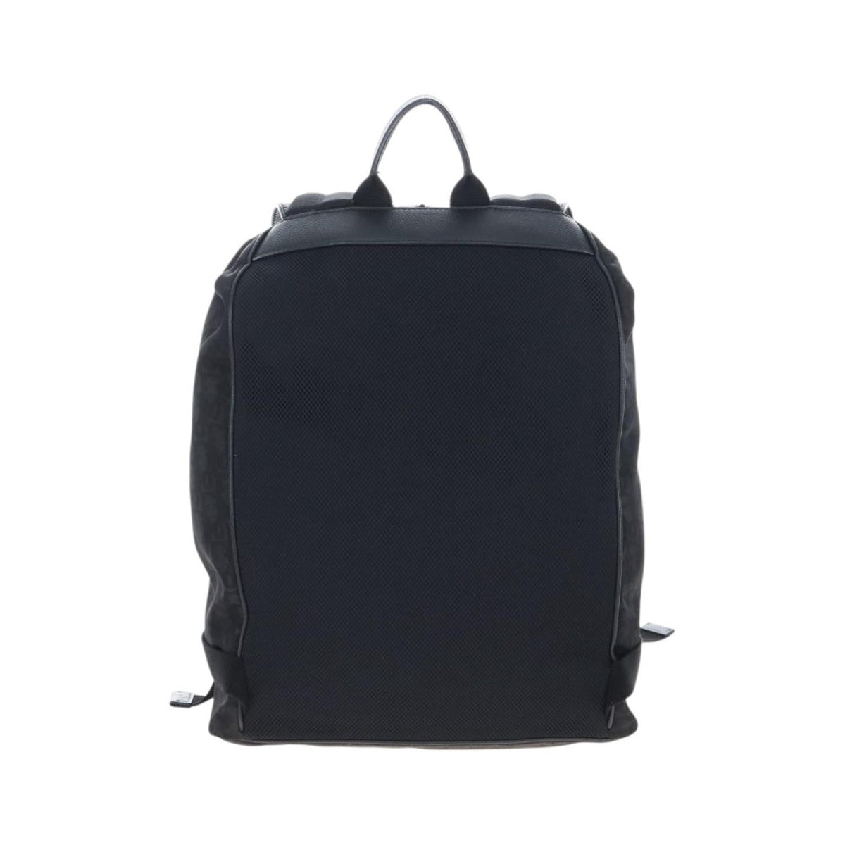 Christian Dior Motion Oblique Canvas with Leather, Black, Canvas, Backpack