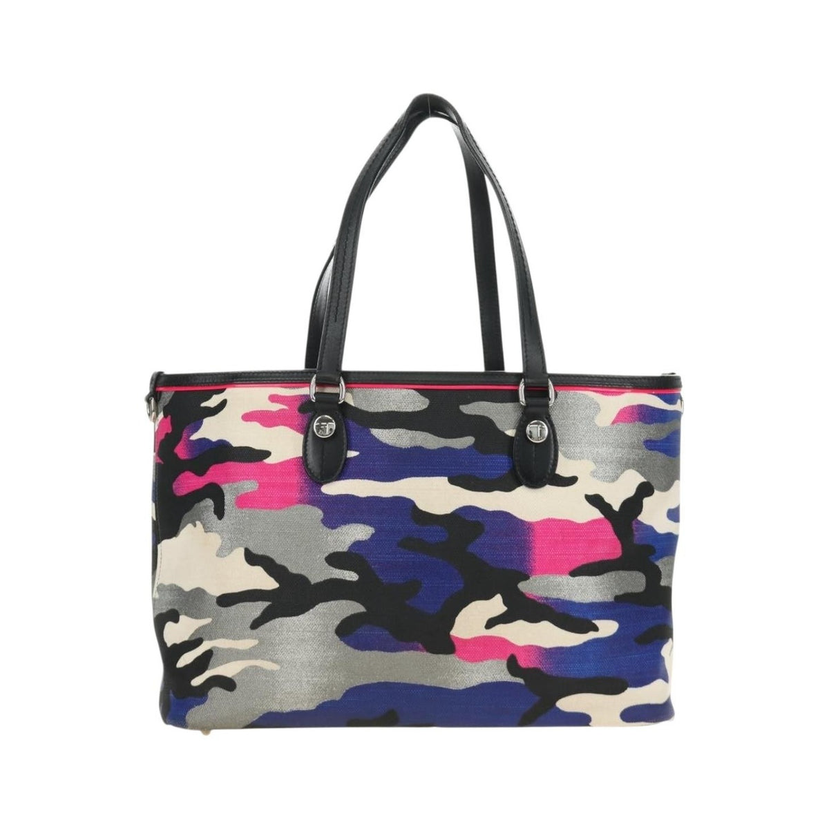 Christian Dior Open Limited Edition Anselm Reyle Camouflage Canvas, Multicolour, Canvas, Tote Bag