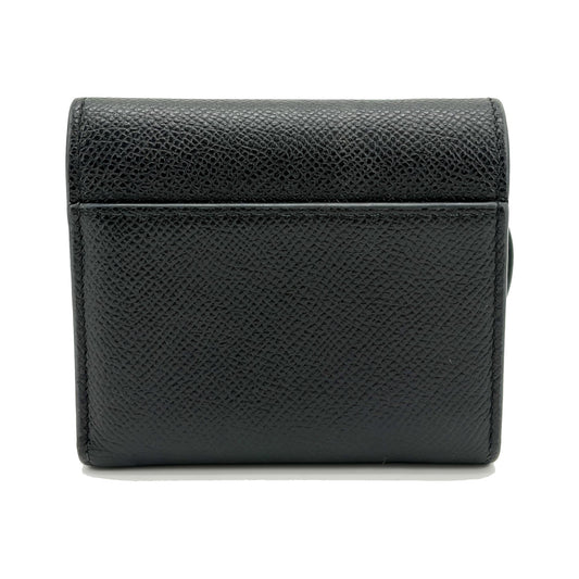 Christian Dior Saddle Lotus Leather, Black, Leather, Wallet