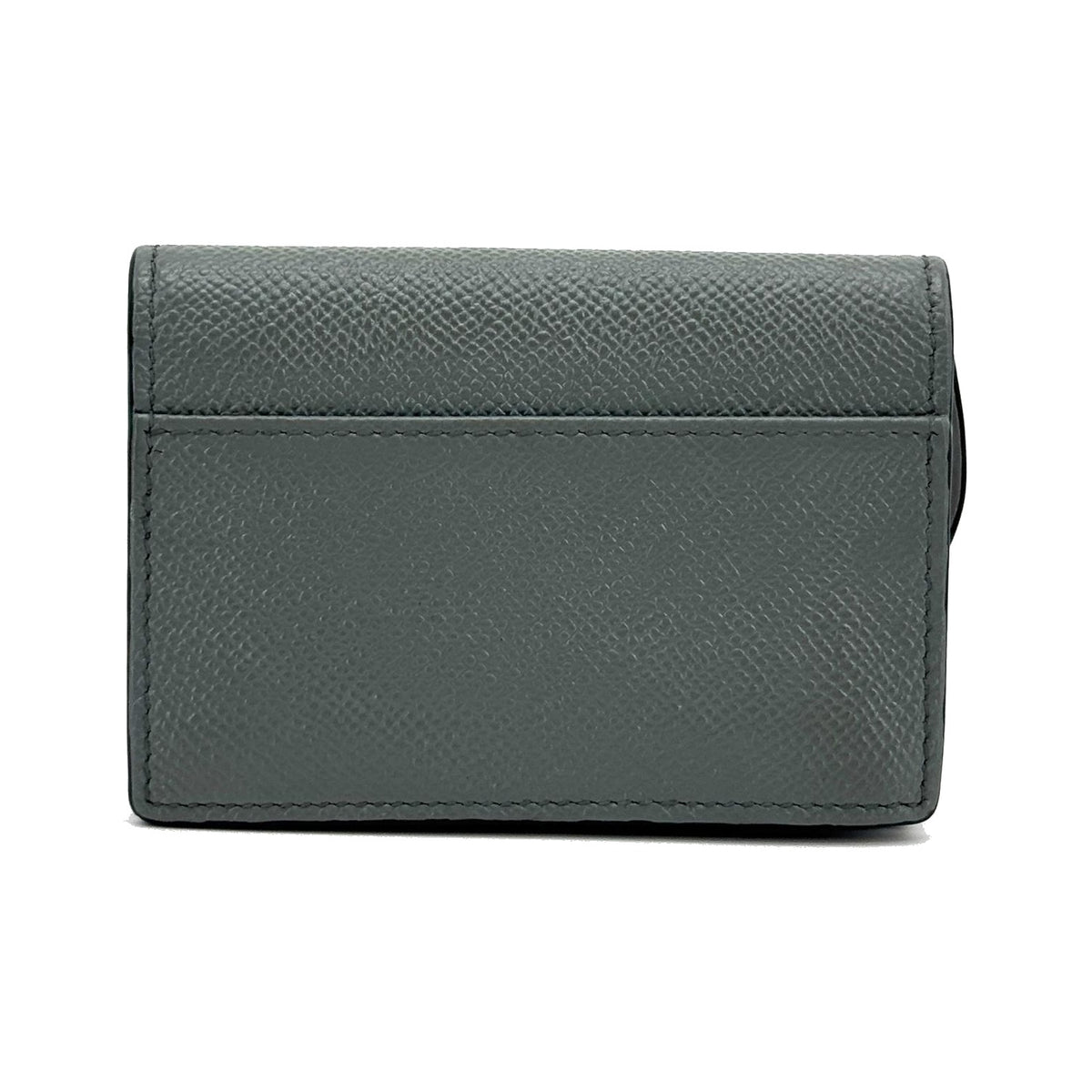 Christian Dior Saddle Lotus Leather, Gray, Leather, Wallet