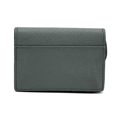 Christian Dior Saddle Lotus Leather, Gray, Leather, Wallet