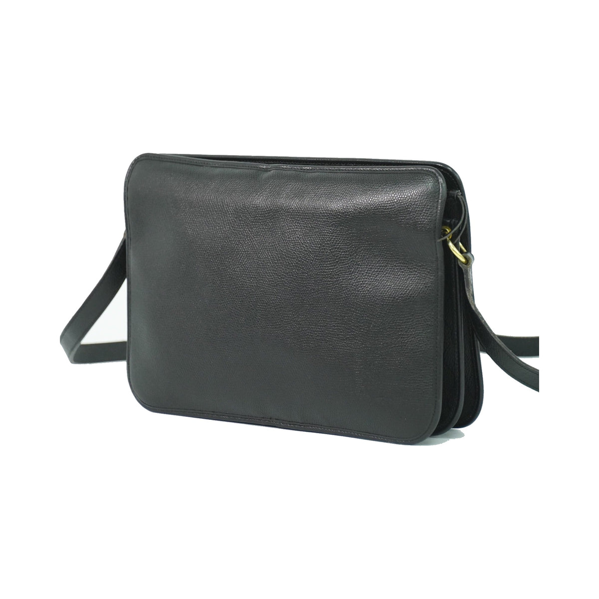 Christian Dior Shoulder Leather, Black, Leather, Shoulder Bag