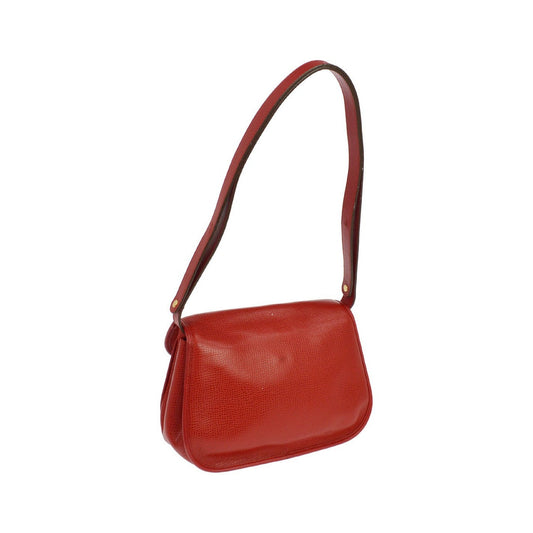 Christian Dior Shoulder Leather, Red, Leather, Shoulder Bag