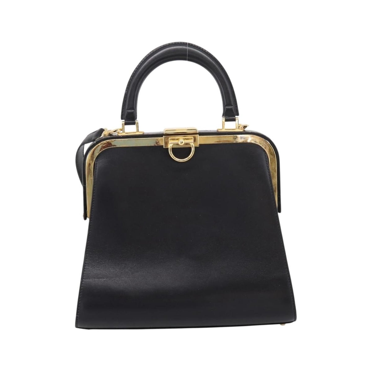 Christian Dior Shoulder Leather, Black, Leather, Shoulder Bag