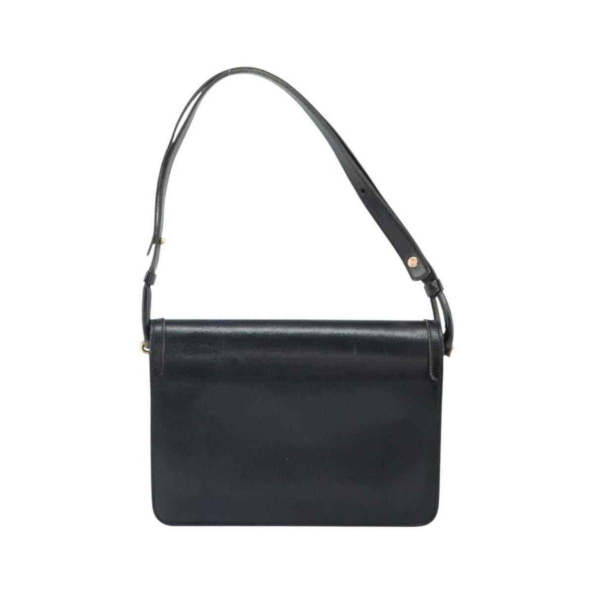 Christian Dior Shoulder Leather, Black, Leather, Shoulder Bag