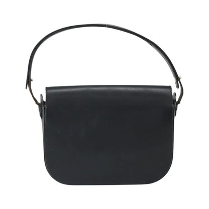 Christian Dior Shoulder Leather, Black, Leather, Shoulder Bag