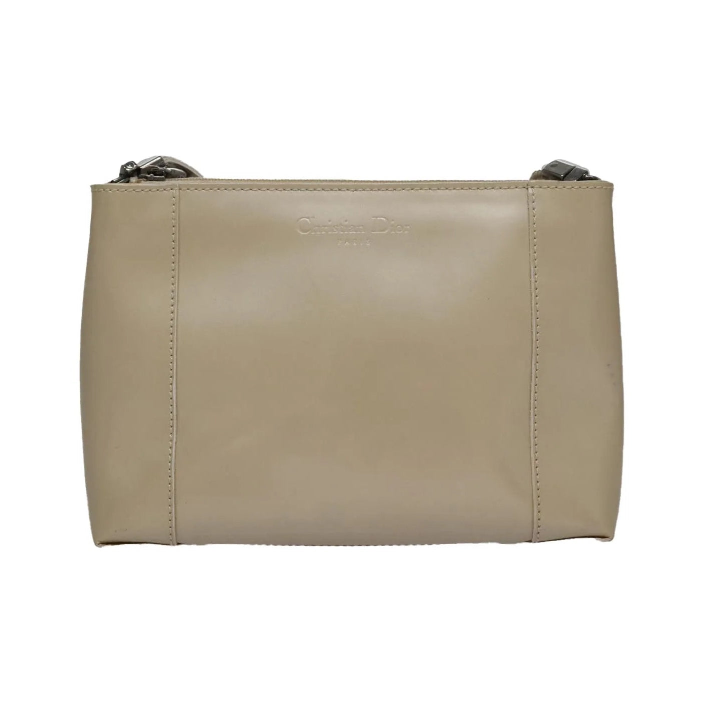 Christian Dior Shoulder Patent leather, Beige, Patent Leather, Shoulder Bag