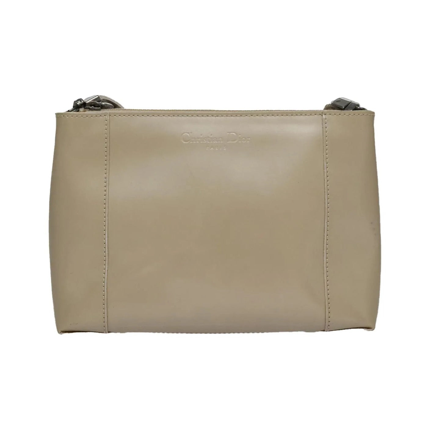 Christian Dior Shoulder Patent leather, Beige, Patent Leather, Shoulder Bag
