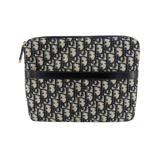 Christian Dior Travel Kit Oblique Canvas, Beige, Canvas, Toiletry Case
