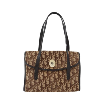 Christian Dior Trotter Canvas, Beige, Canvas, Shoulder Bag