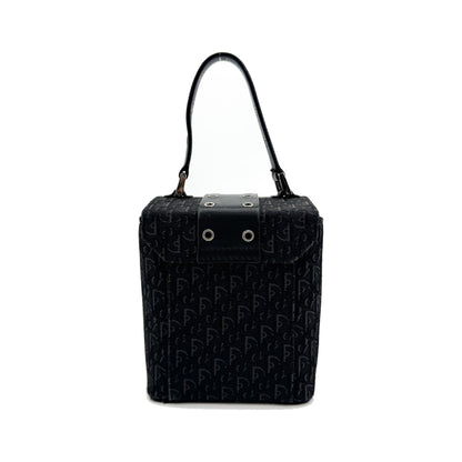 Christian Dior Trotter Canvas, Black, Canvas, Handbag