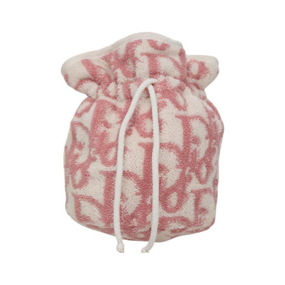 Christian Dior Trotter Clutch Trotter Canvas, Pink, Canvas, Clutch