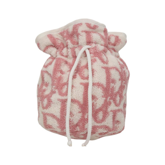 Christian Dior Trotter Clutch Trotter Canvas, Pink, Canvas, Clutch