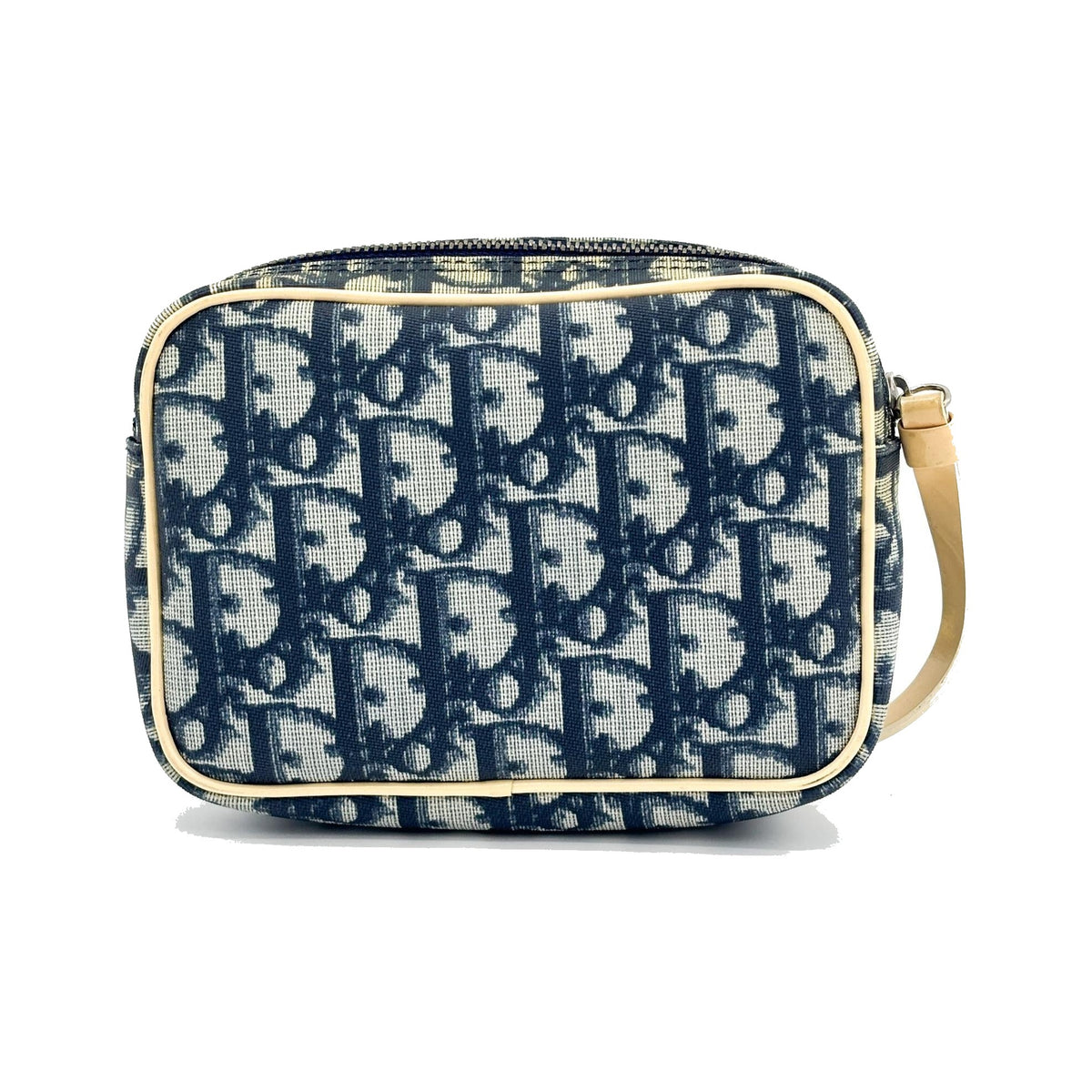 Christian Dior Trotter No. 1 Wristlet Pouch Trotter No. 1 Wristlet Pouch, Beige, Canvas, Clutch