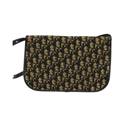 Christian Dior Trotter shoulder Canvas, Navy, Canvas, Handbag