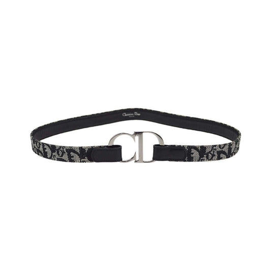 Christian Dior Vintage belt Canvas, Black, Canvas, Belt