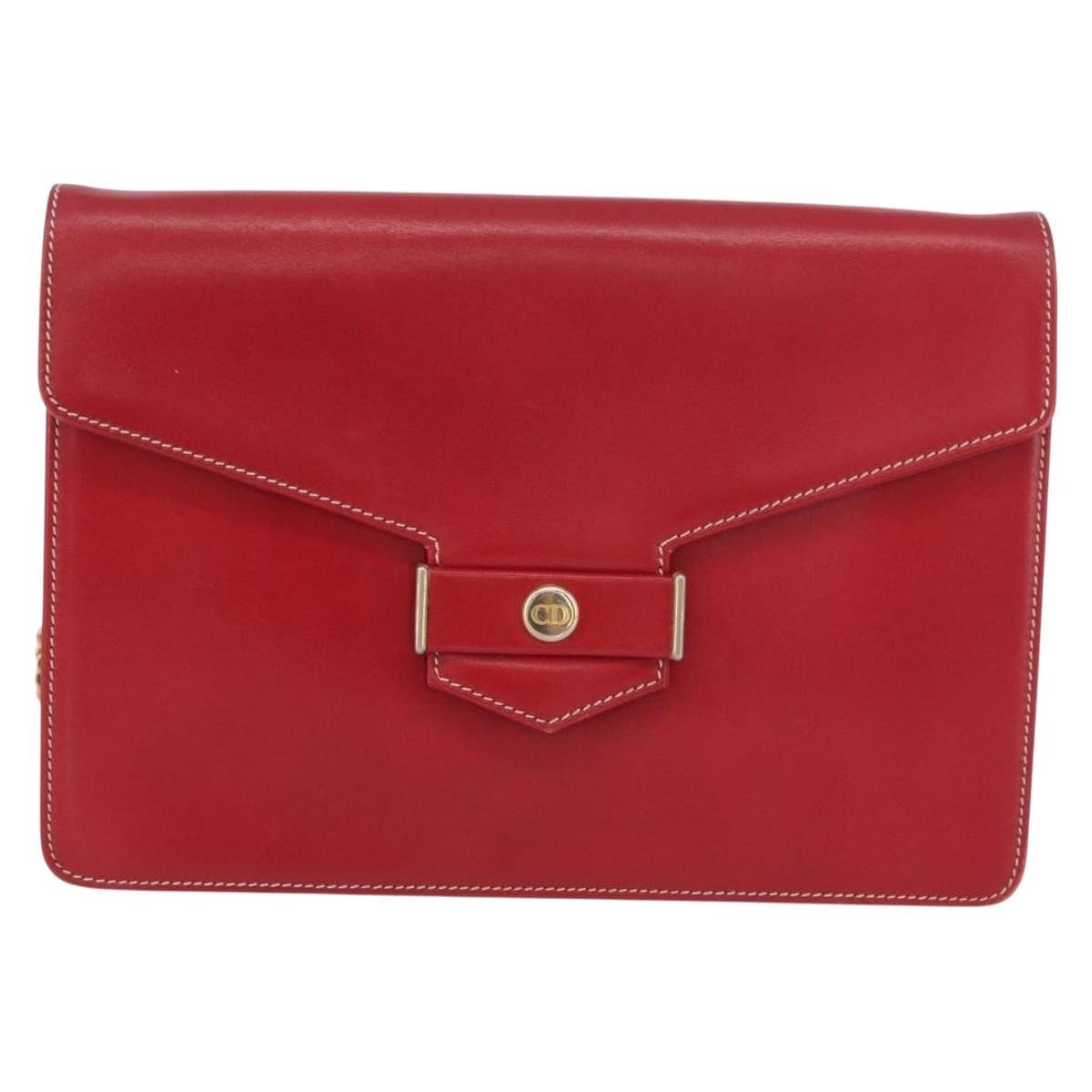 Christian Dior Vintage CD Chain Flap Shoulder Bag - Brandsamsara
